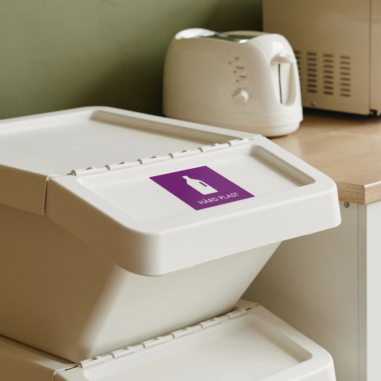 Klistermærke Hårdplast