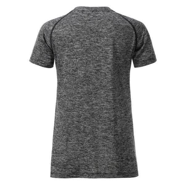 Sports T-Shirt Dame Sort/Melange