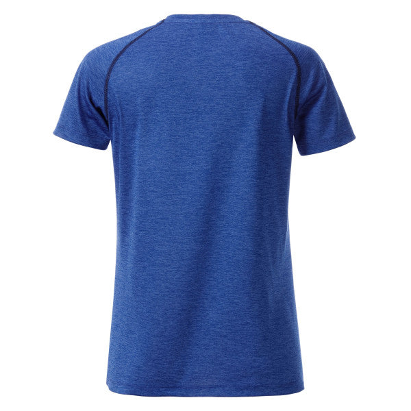 Sports T-Shirt Dame Navy/Melange