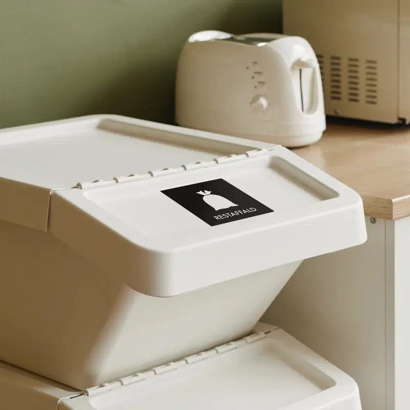 Klistermærke Restaffald