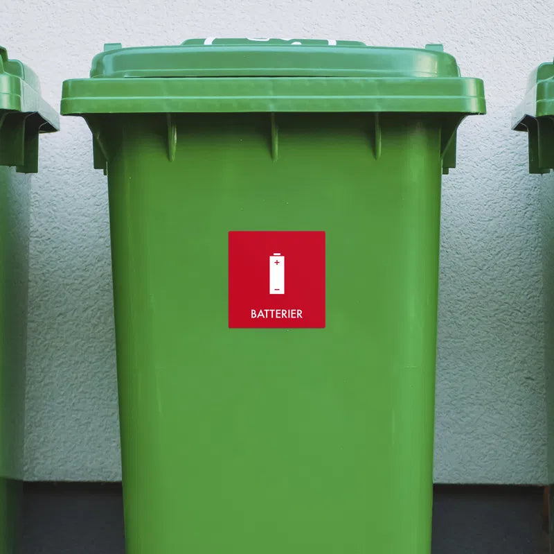 Klistermærke Batterier