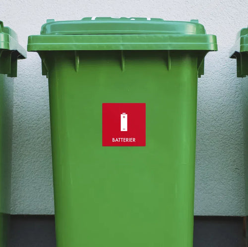 Klistermærke Batterier