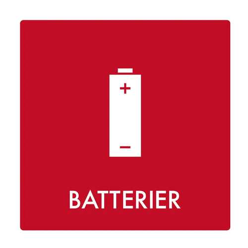 Klistermærke Batterier