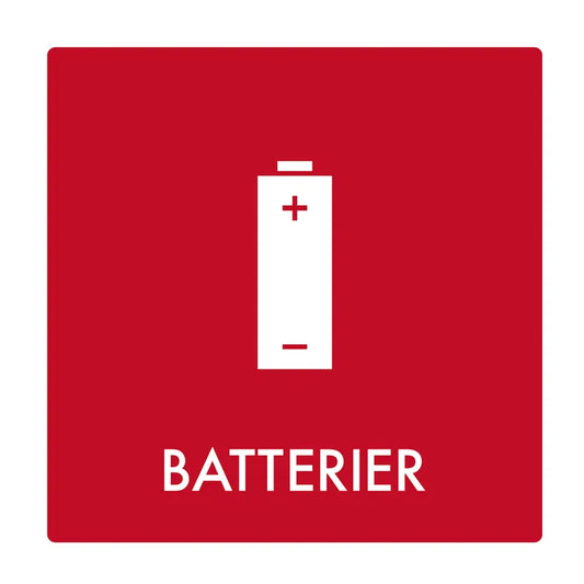 Klistermærke Batterier