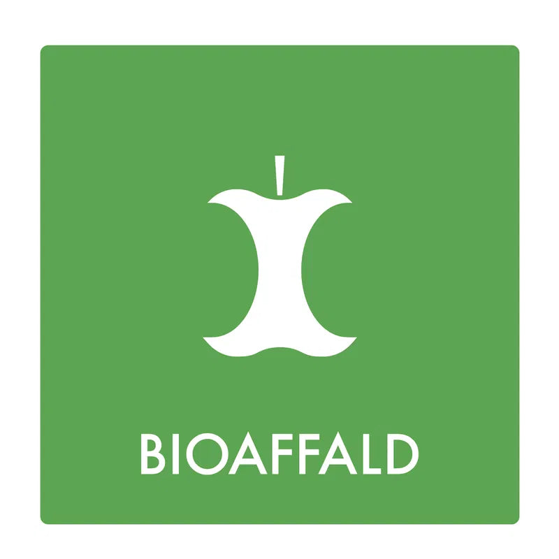 Klistermærke Bioaffald