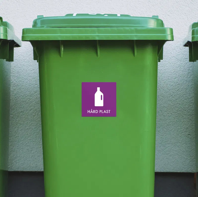 Klistermærke Hårdplast