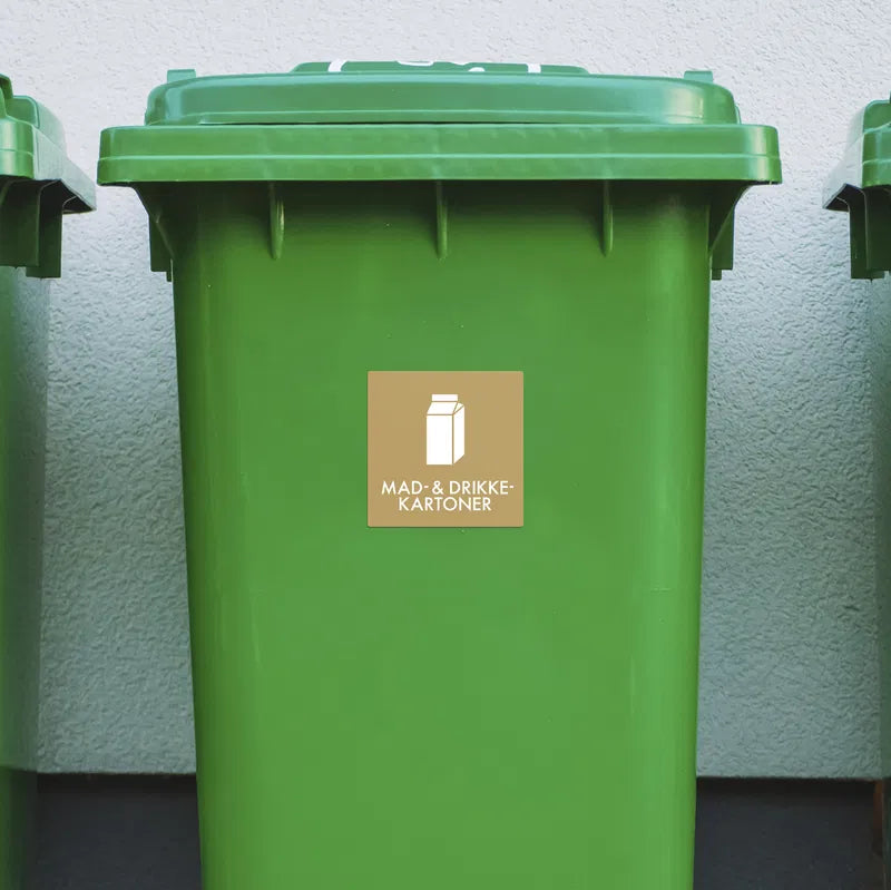 Klistermærke Mad- & drikkekartoner
