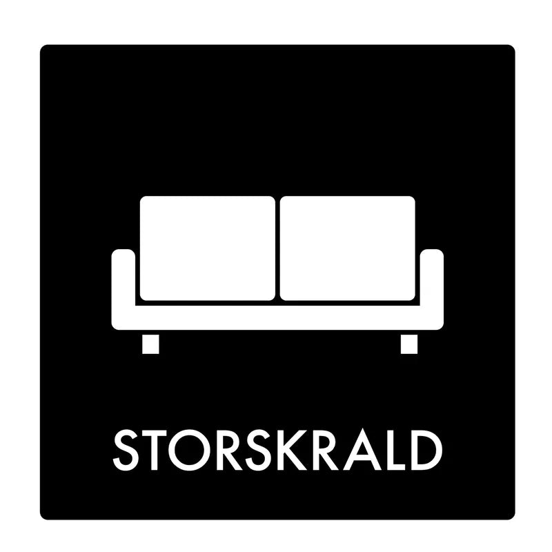 Klistermærke Storskrald